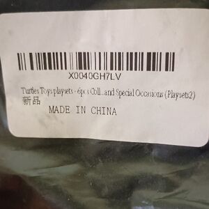 Turtles Toys Playsets - 6pcs Collection and Special Occasions